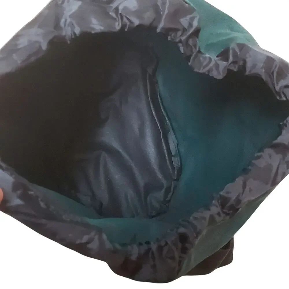 Green Drawstring Single Strap Back Pack 18
